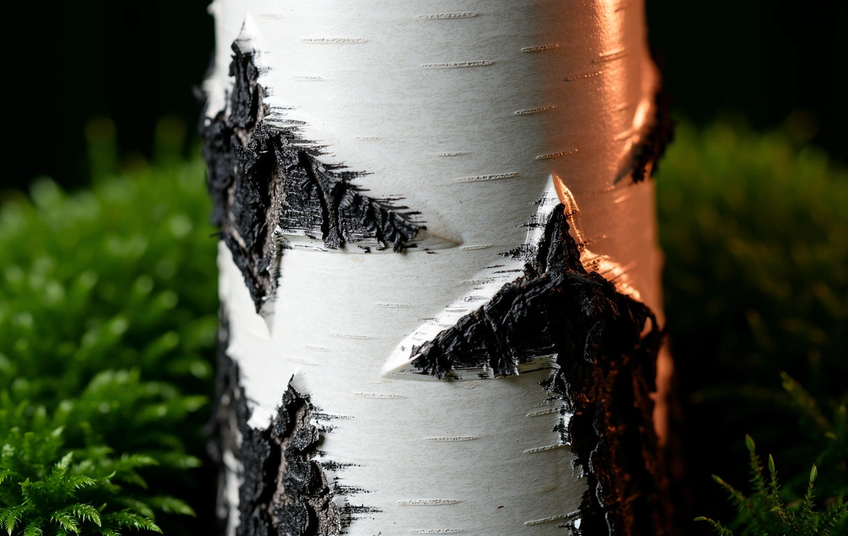 Birkenrinde Textur