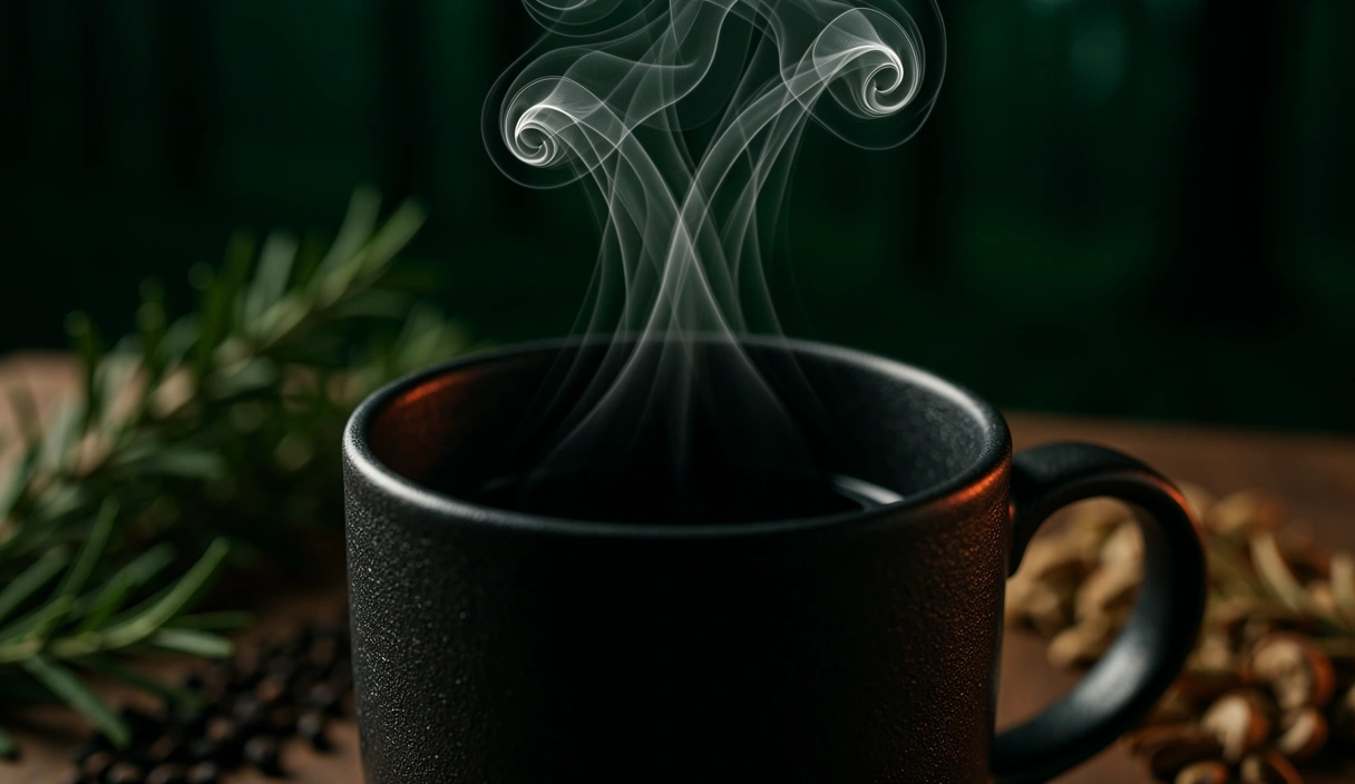 Dampfender Kräutertee